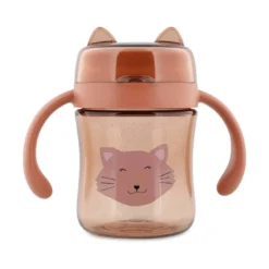 360° Trinkbecher mit Griffen - Mrs. Cat