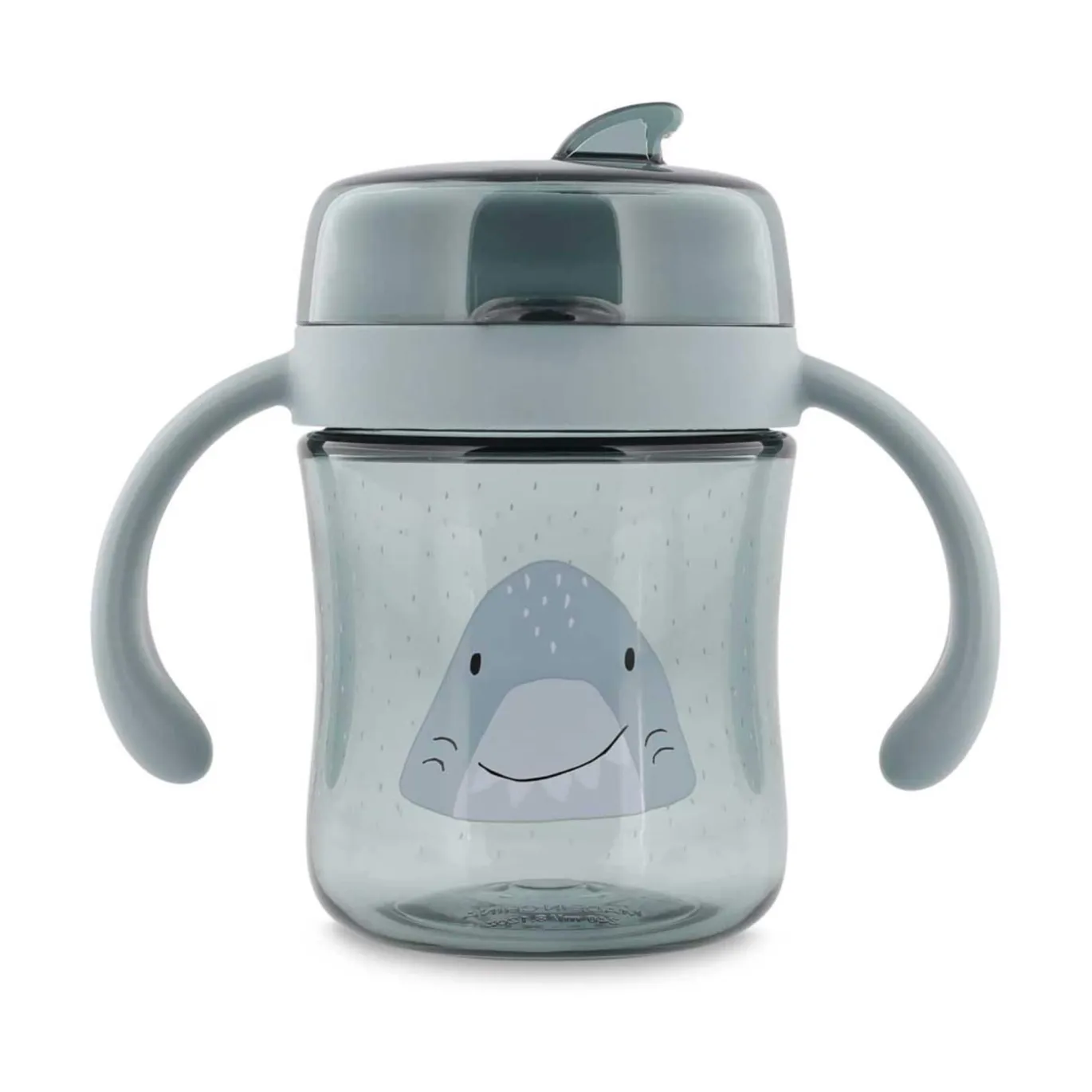 360° Trinkbecher mit Griffen - Mr. Shark