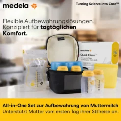 All-in-One Set Aufbewahrung Muttermilch
