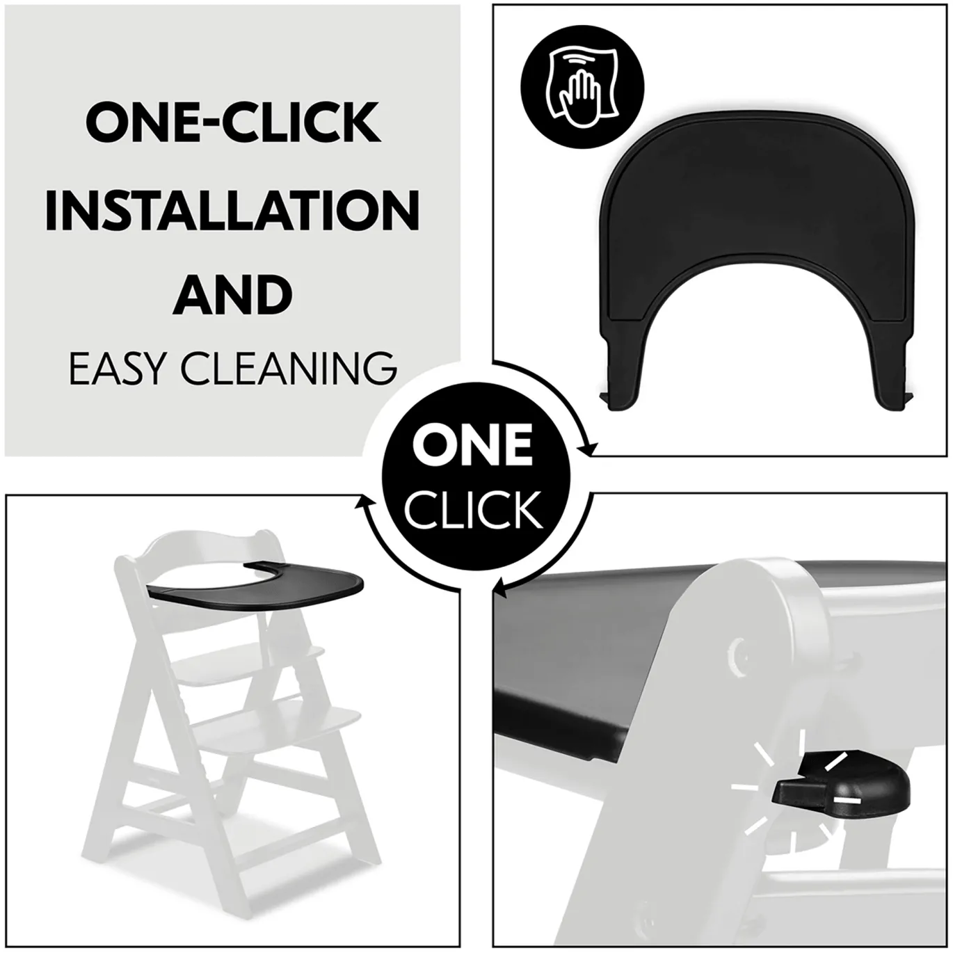 Alpha Click Tray Black