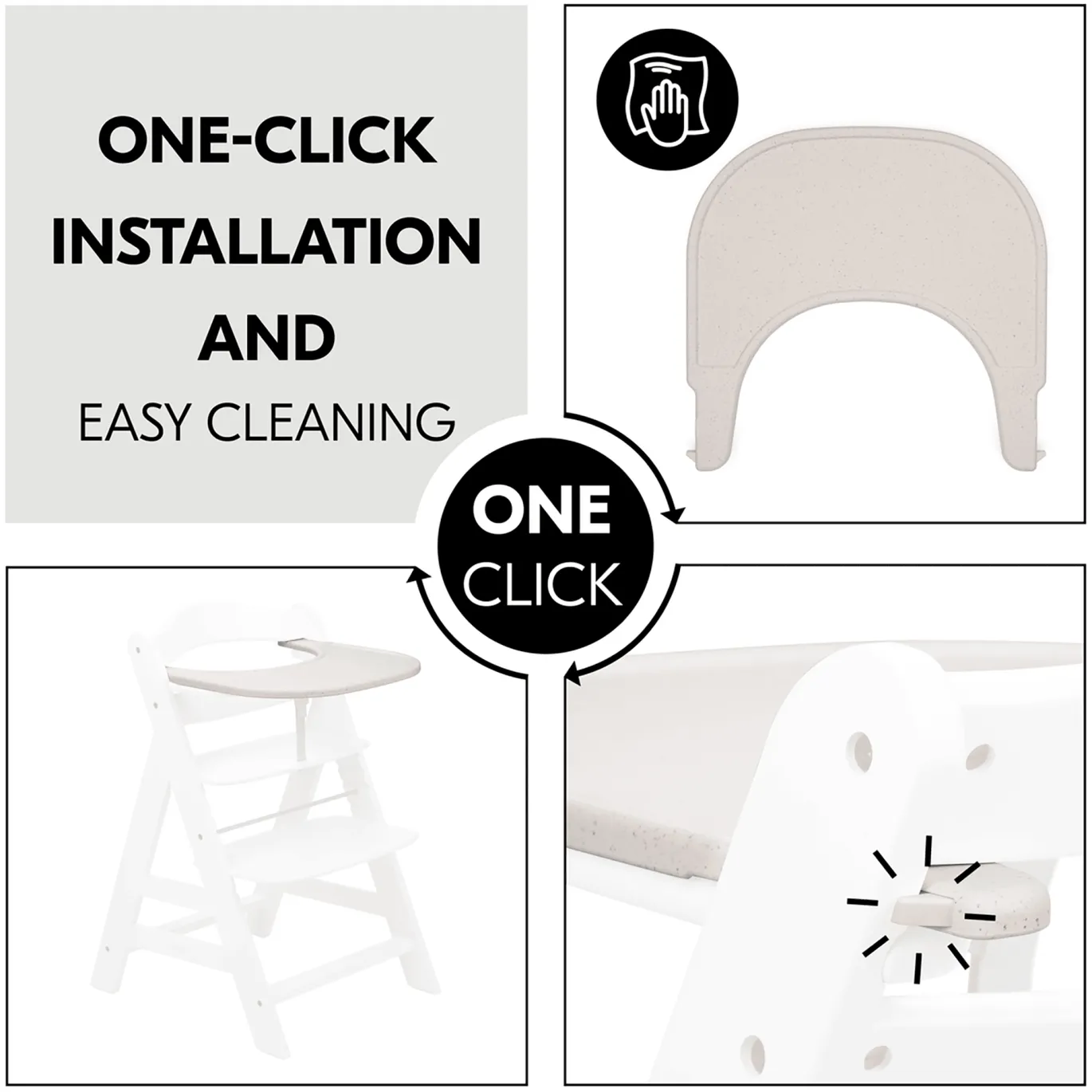 Alpha Click Tray Speckle Beige