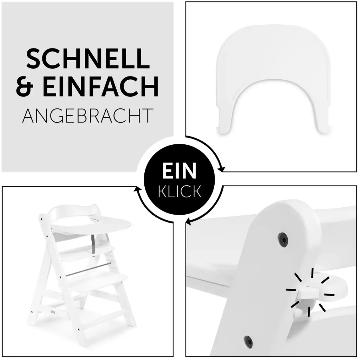 Alpha Click Tray White