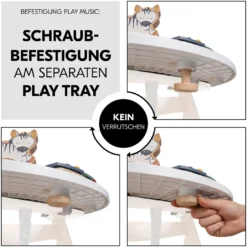 Alpha Play Music Zebra Holzaufsatz