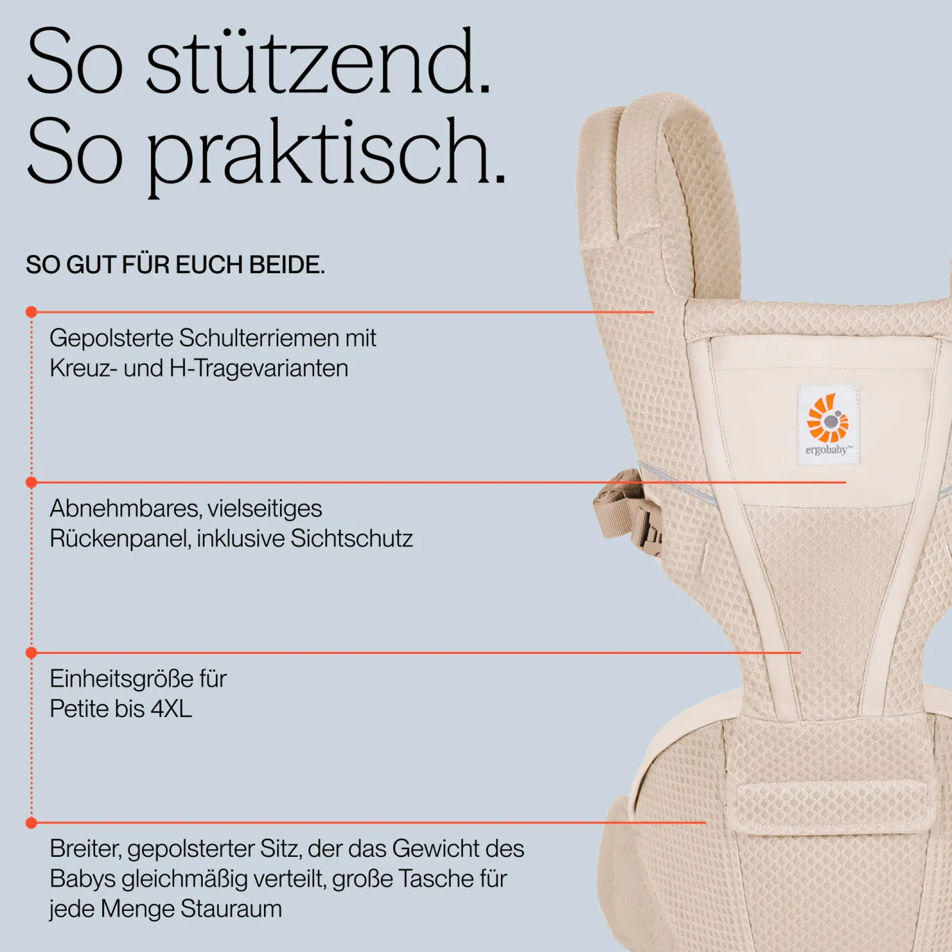 Alta Babytrage Pearl Grey