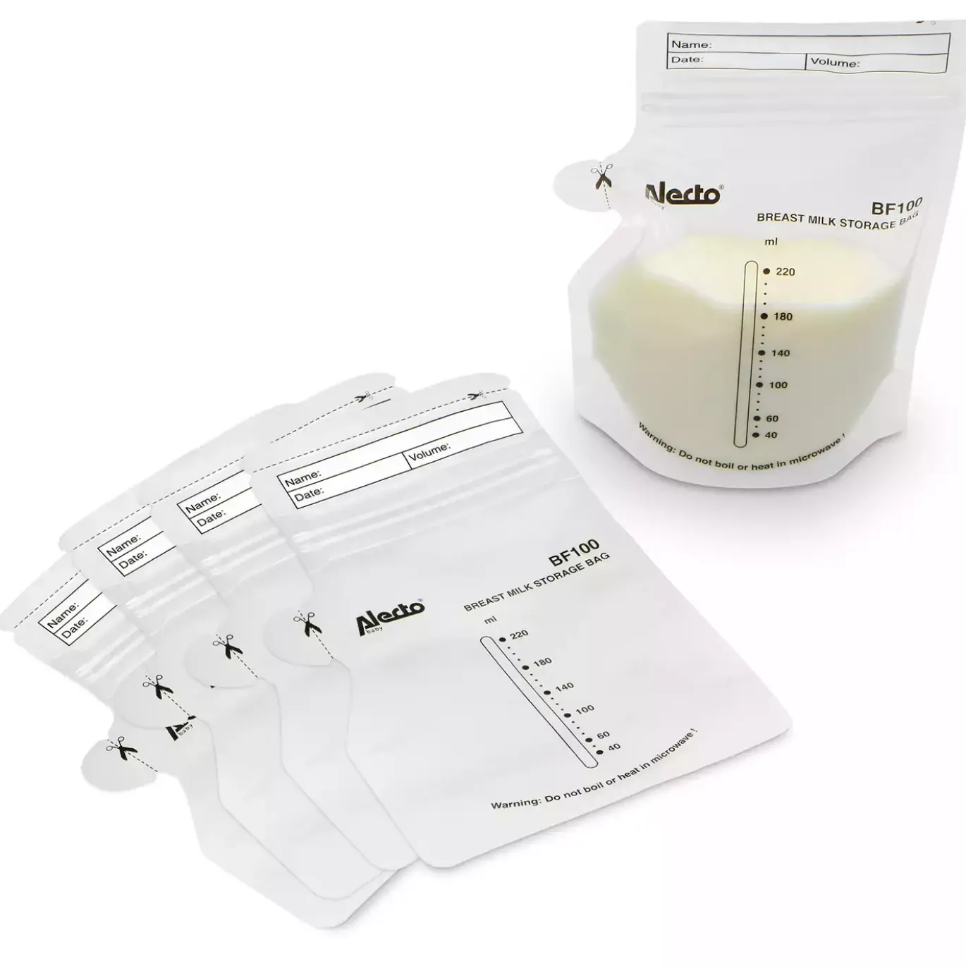 Aufbewahrungsbeutel für Muttermilch