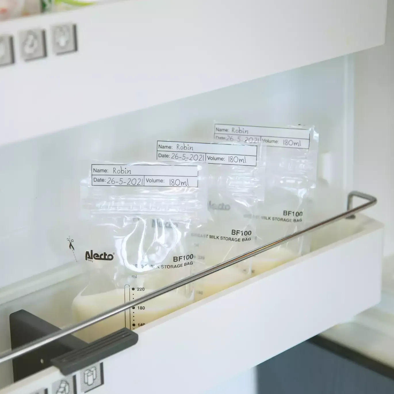 Aufbewahrungsbeutel für Muttermilch
