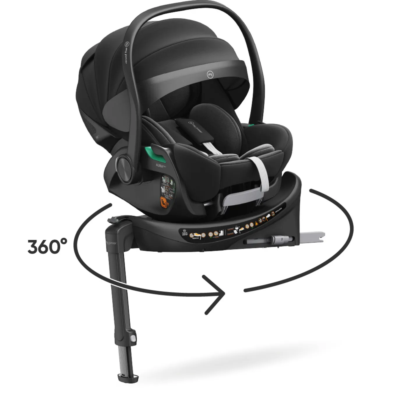 Aura ergo2 i-Size Black