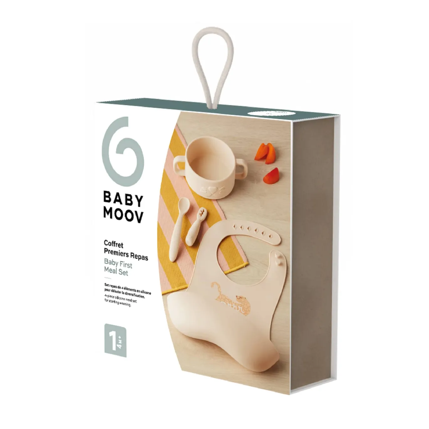 Baby First Meal Silikon Geschirr Set Mini Roar