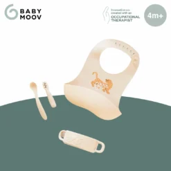 Baby First Meal Silikon Geschirr Set Mini Roar
