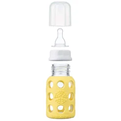 Baby Glasflasche 120ml inkl. Sauger Gr.1