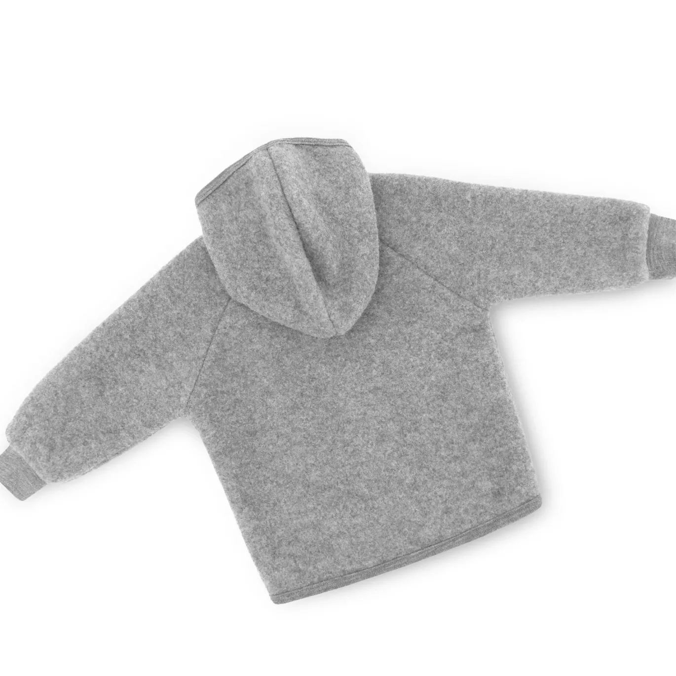 Baby Kapuzenjacke Hellgrau