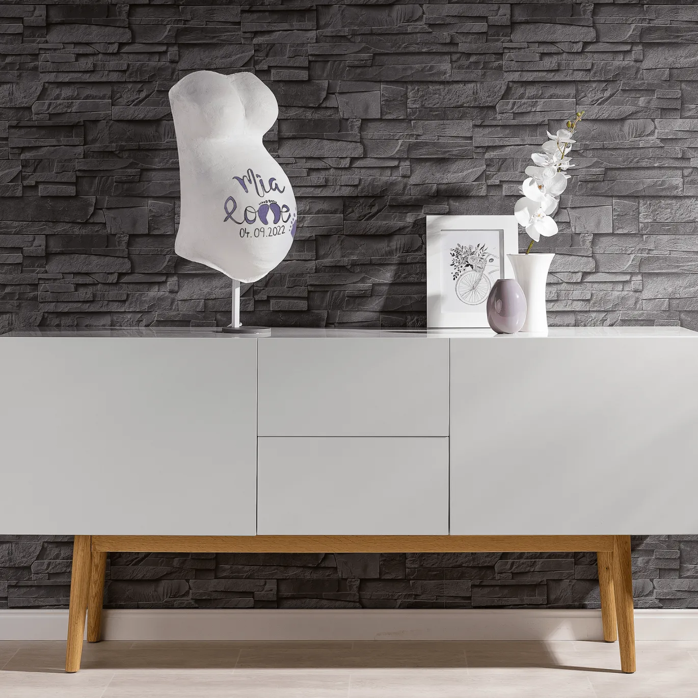 Babybauch-Gipsabdruck-Set