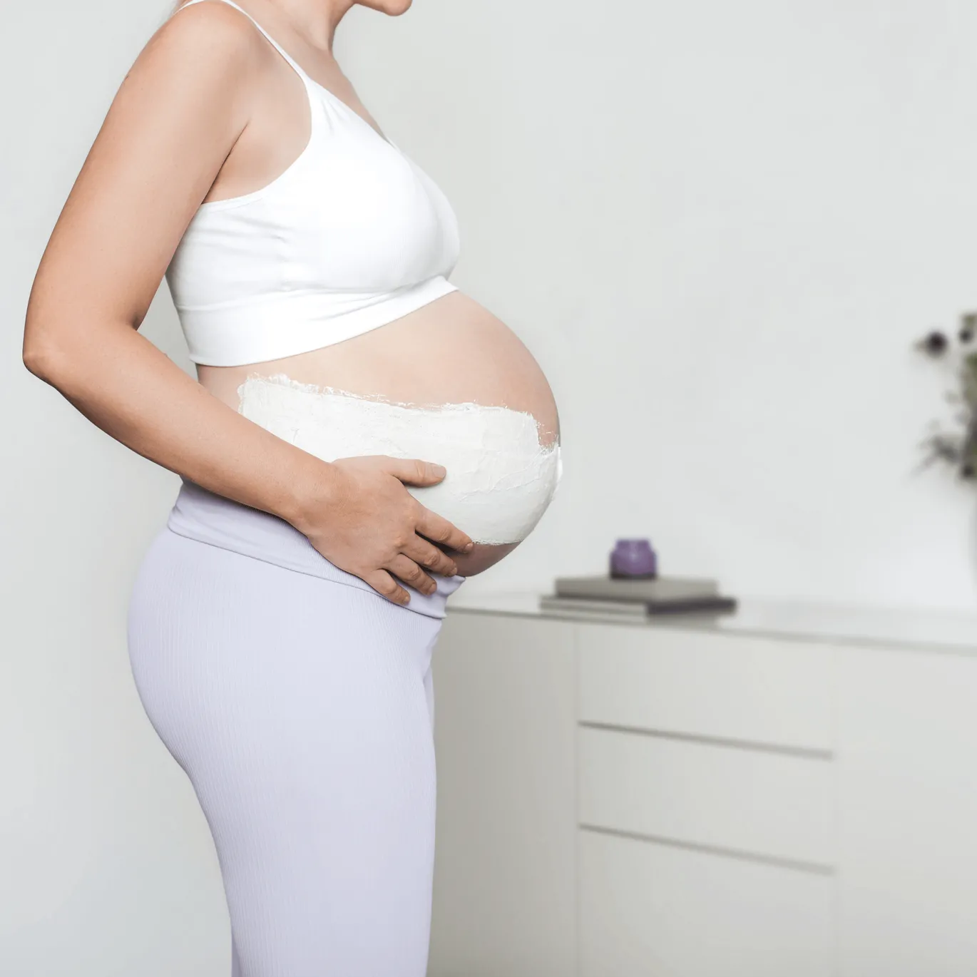 Babybauch-Gipsabdruck-Set