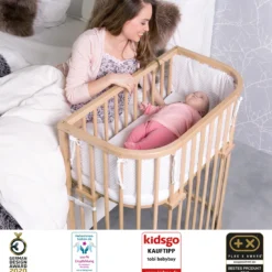 Babybay Boxspring Comfort Plus natur lackiert