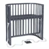 Babybay Boxspring Comfort Plus schiefergrau lackiert