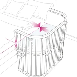 babybay Boxspring schiefergrau lackiert