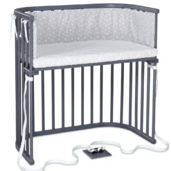 babybay Boxspring schiefergrau lackiert
