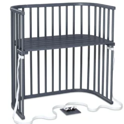 babybay Boxspring schiefergrau lackiert
