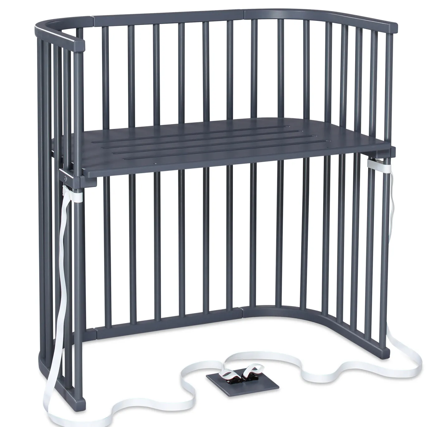 babybay Boxspring schiefergrau lackiert
