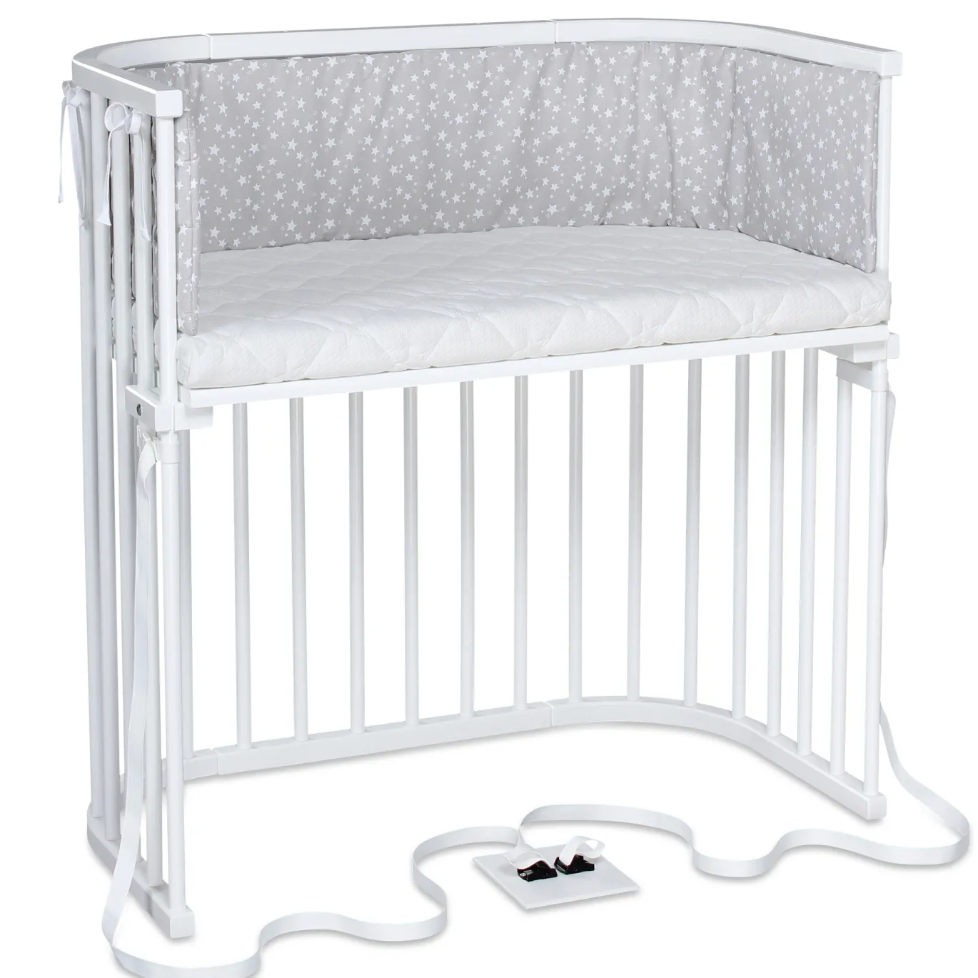 babybay Boxspring weiß lackiert