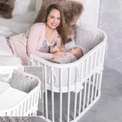 babybay Boxspring weiß lackiert