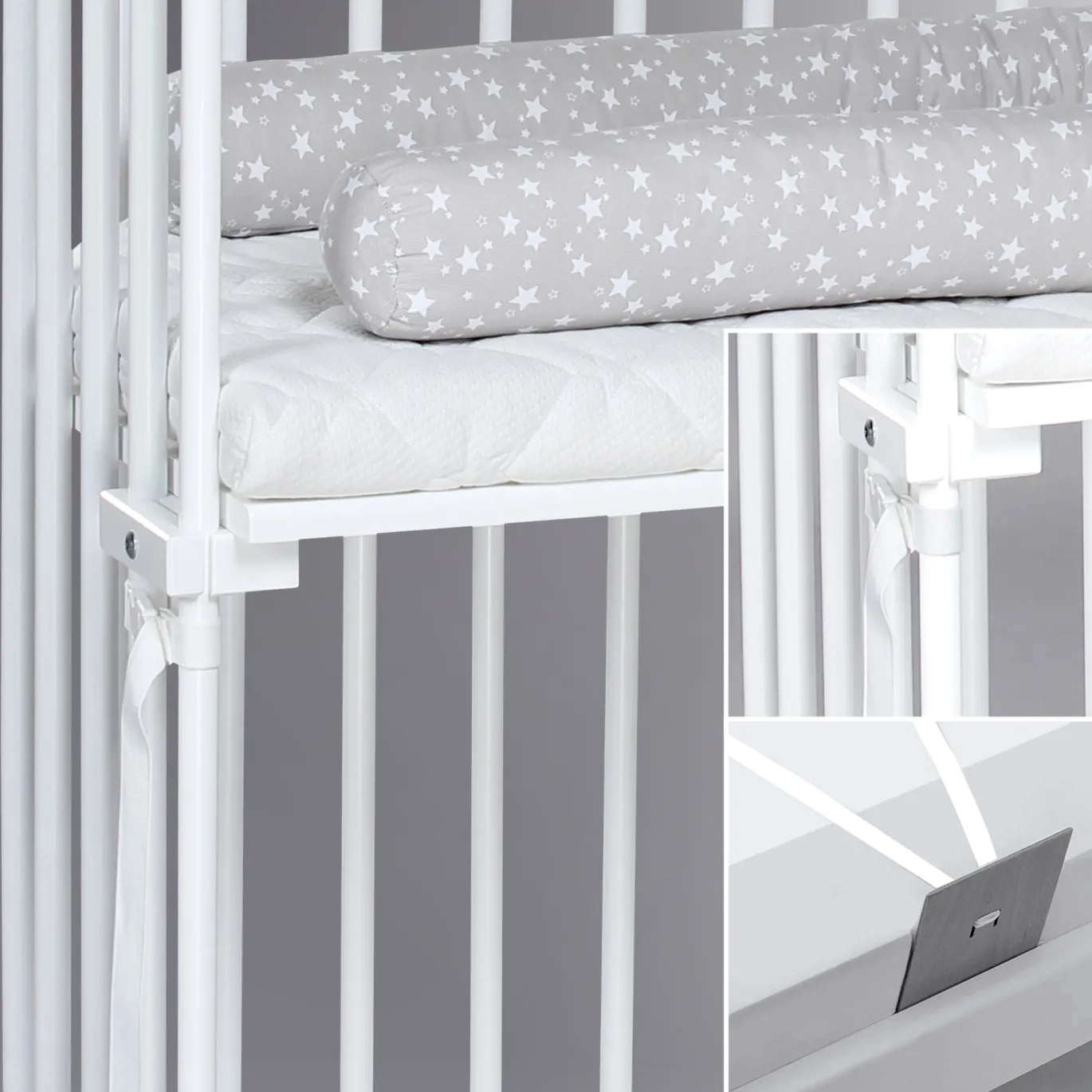 babybay Boxspring weiß lackiert