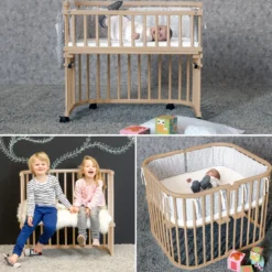 babybay Boxspring XXL natur lackiert