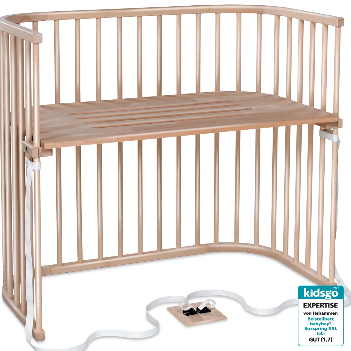 babybay Boxspring XXL natur lackiert