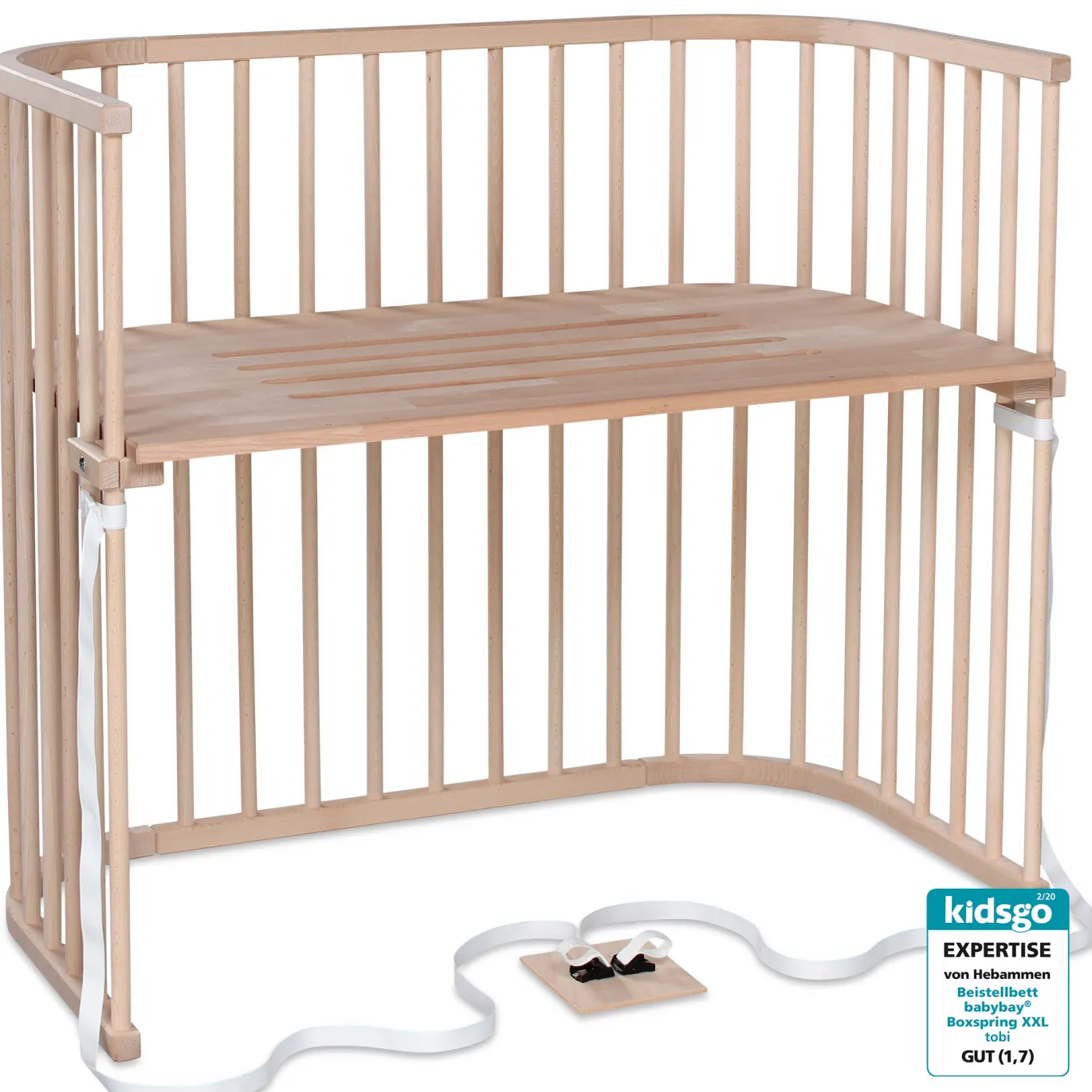 babybay Boxspring XXL natur unbehandelt