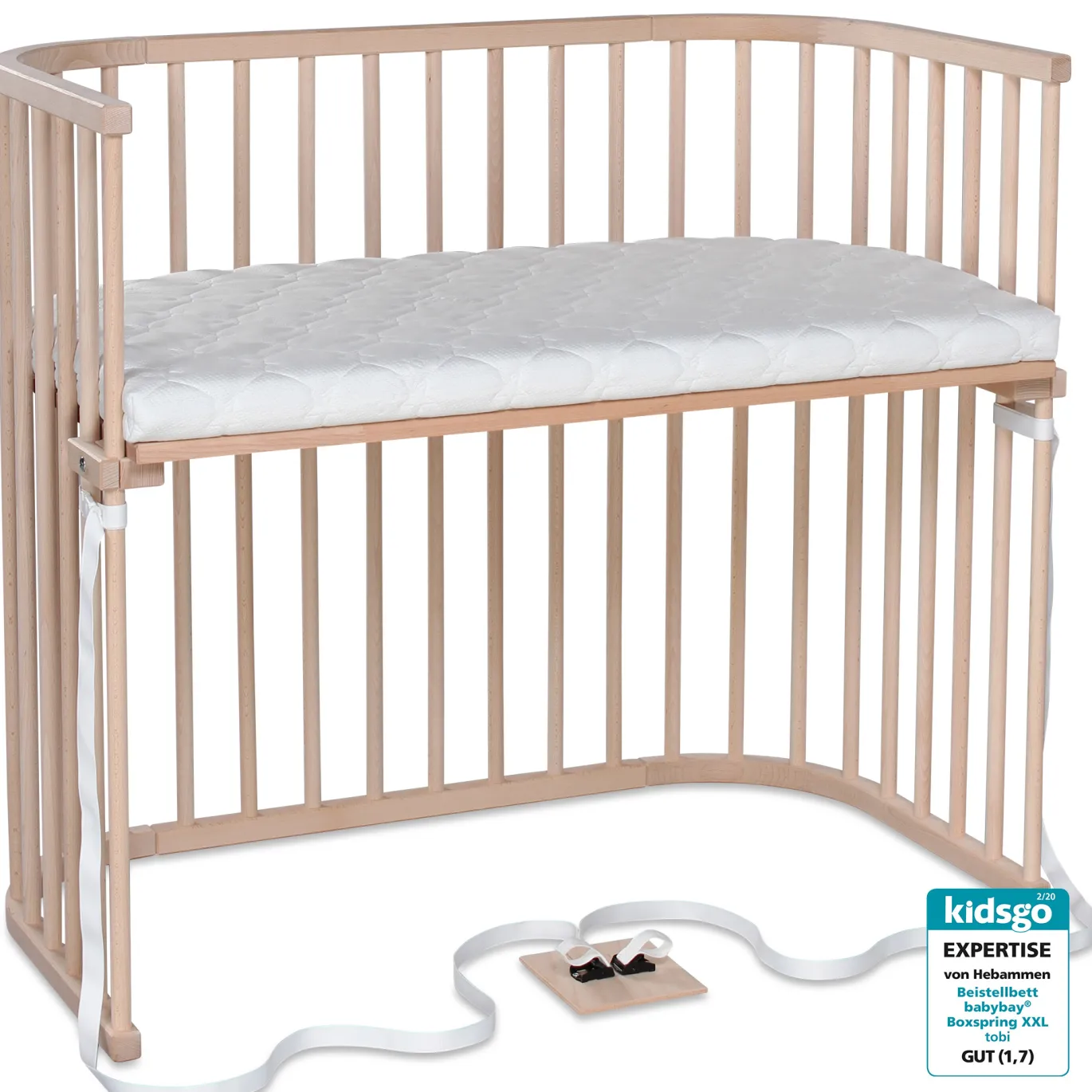 babybay Boxspring XXL natur unbehandelt