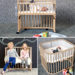 babybay Boxspring XXL natur unbehandelt