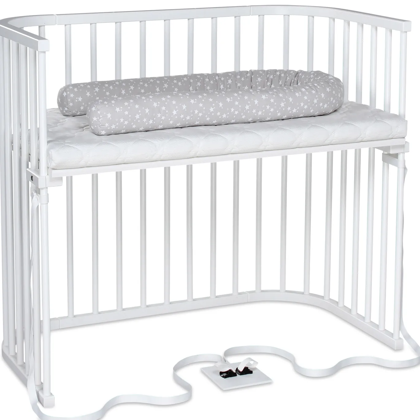 babybay Boxspring XXL weiß lackiert