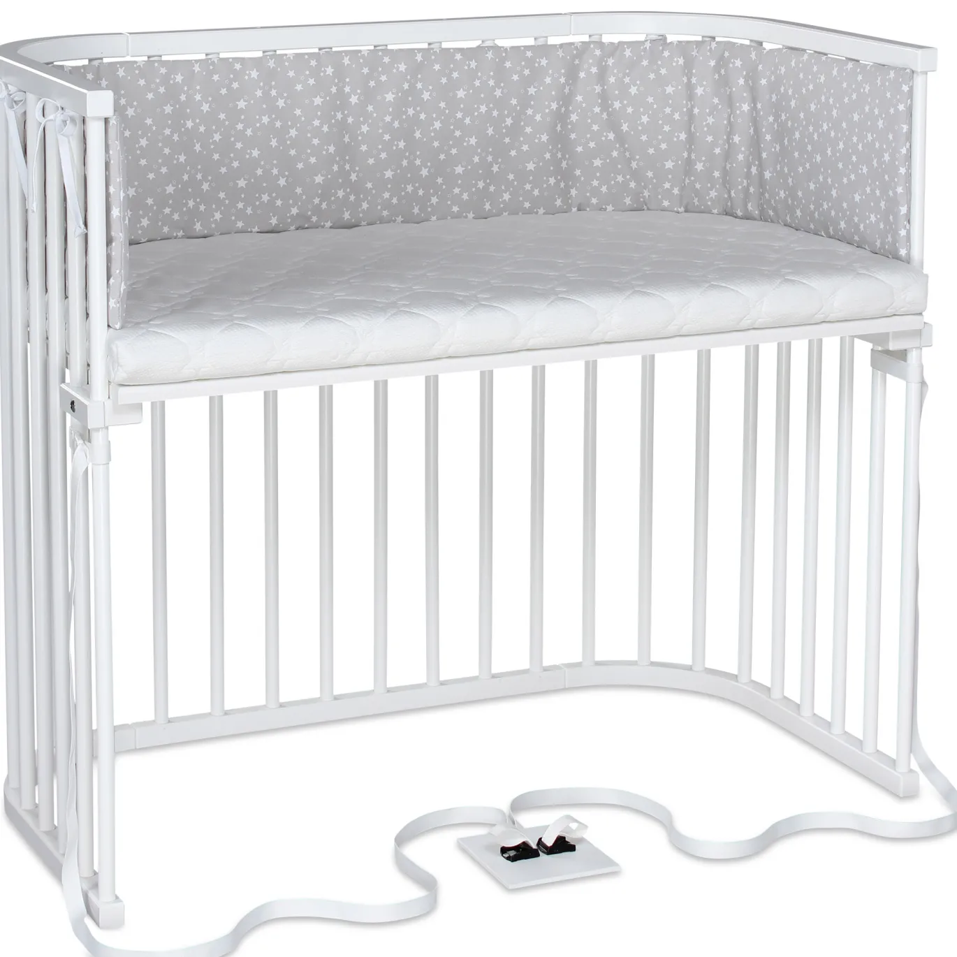 babybay Boxspring XXL weiß lackiert