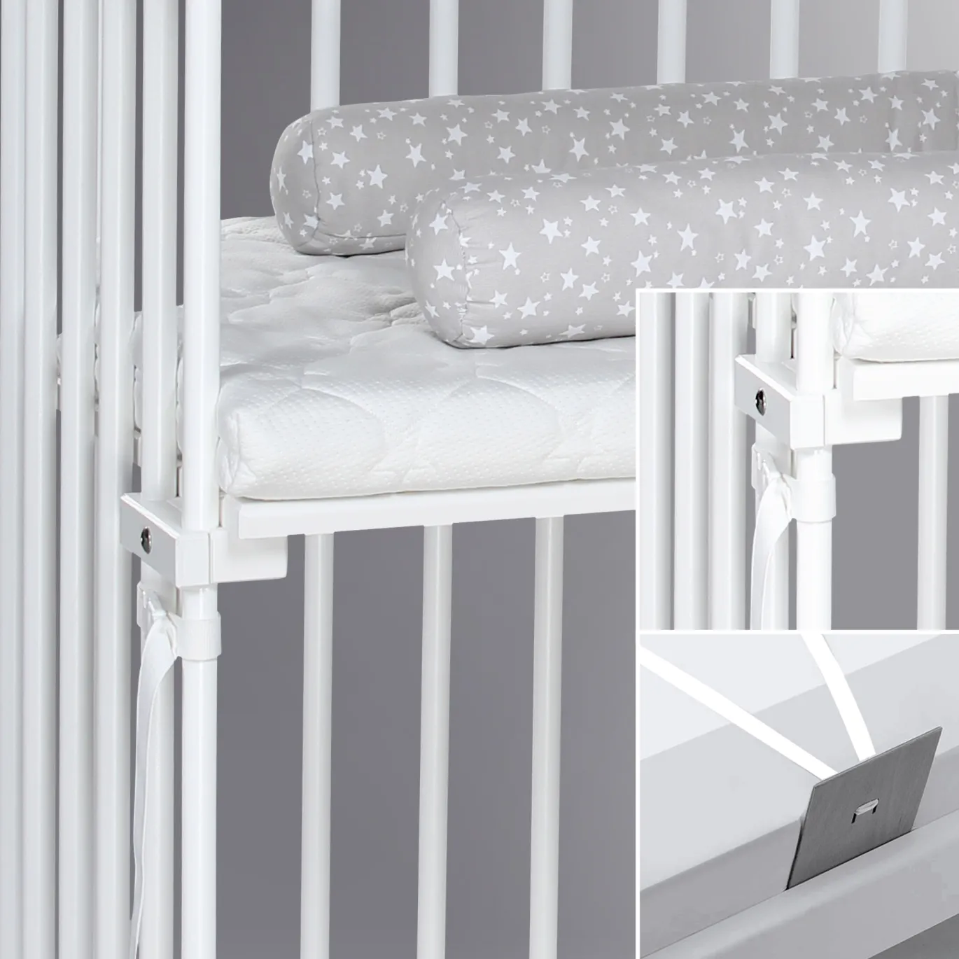 babybay Boxspring XXL weiß lackiert
