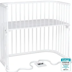 babybay Boxspring XXL weiß lackiert