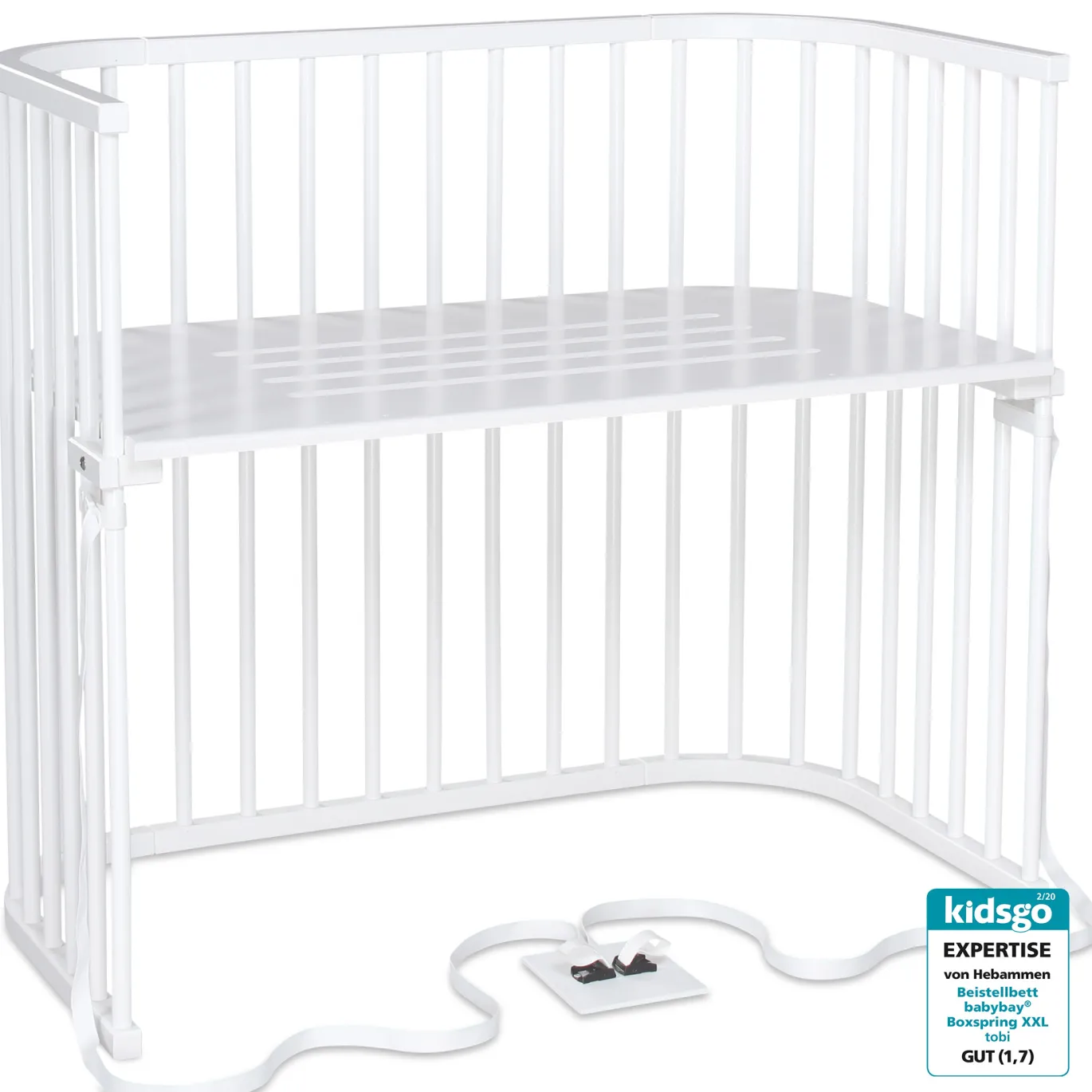 babybay Boxspring XXL weiß lackiert