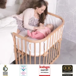 Babybay Maxi Comfort Plus natur lackiert