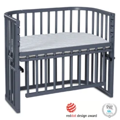 Babybay Maxi Comfort Plus schiefergrau lackiert