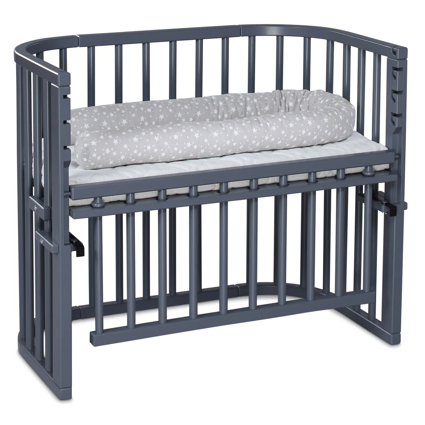 Babybay Maxi Comfort Plus schiefergrau lackiert