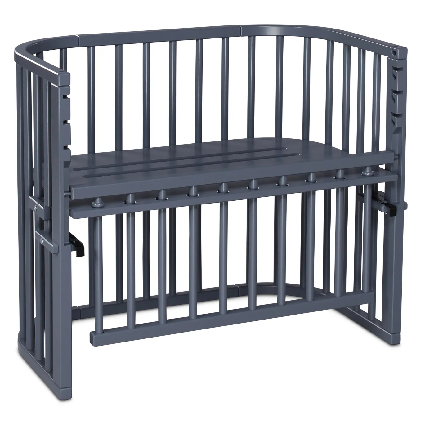 Babybay Maxi Comfort Plus schiefergrau lackiert