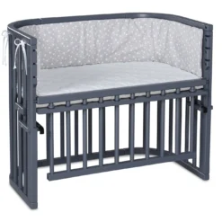 Babybay Maxi Comfort Plus schiefergrau lackiert