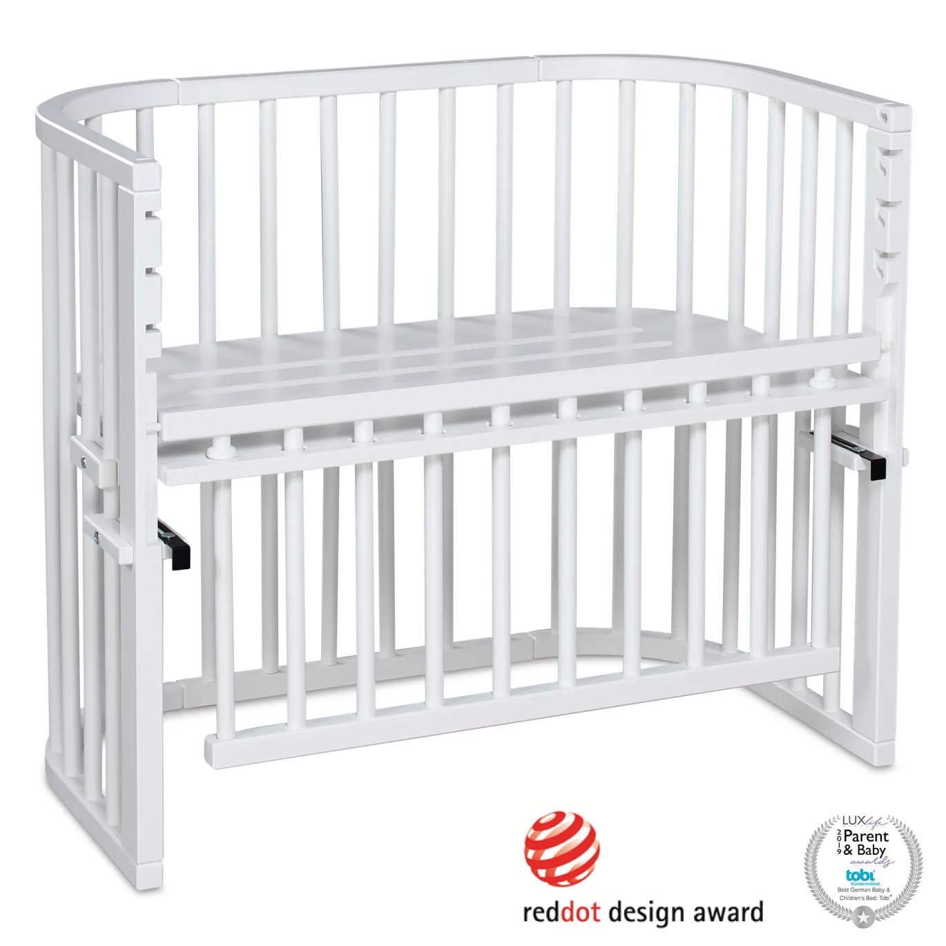 Babybay Maxi Comfort Plus weiß lackiert
