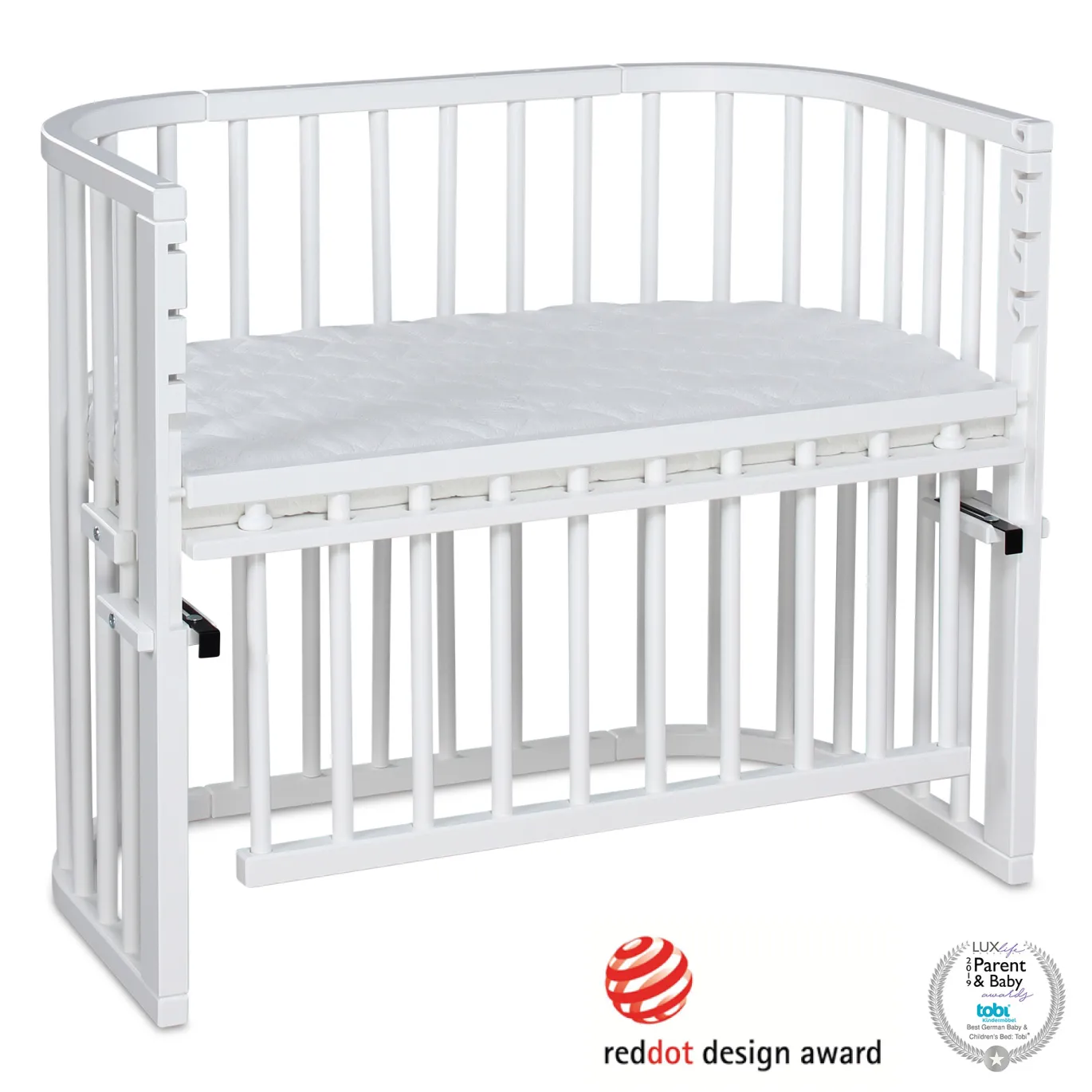 Babybay Maxi Comfort Plus weiß lackiert