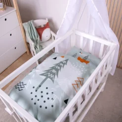 babybest® Wiegen- und Wagenbettwäsche-Set ‘Nordic Forest’