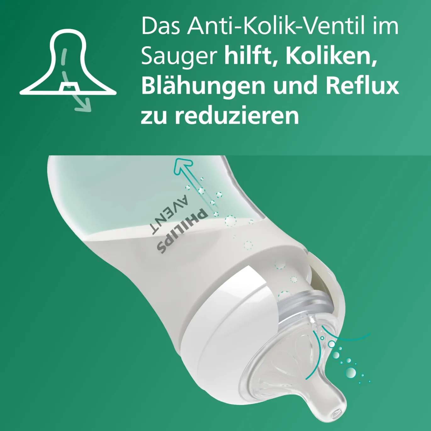 Babyflasche Glas Natural Response Gr.2 120ml SCY930/01