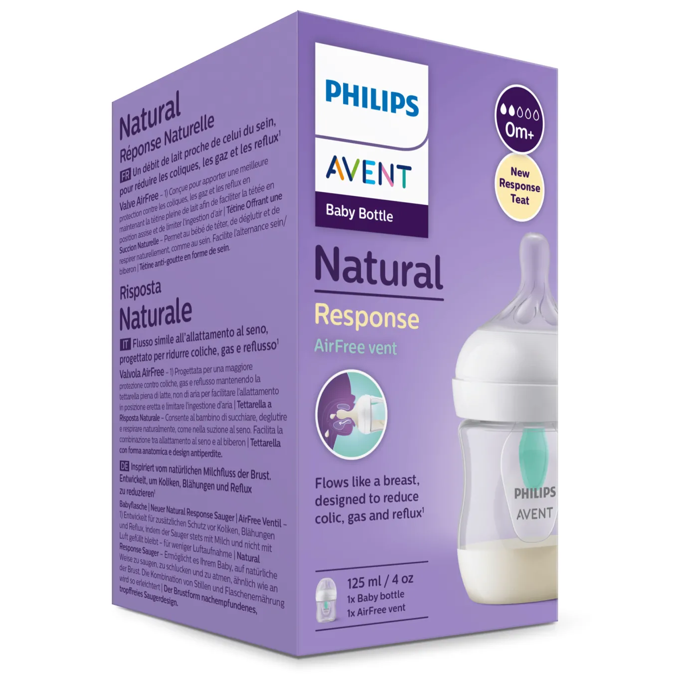 Babyflasche Natural Response AirFree Gr.2 125ml SCY670/01