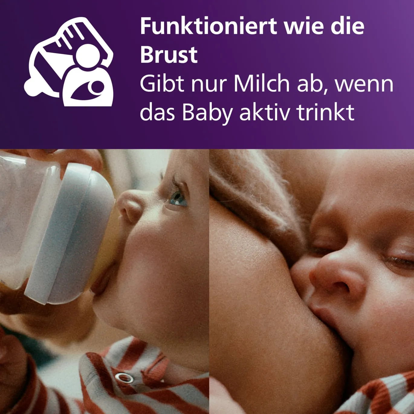Babyflasche Natural Response AirFree Gr.2 125ml SCY670/01
