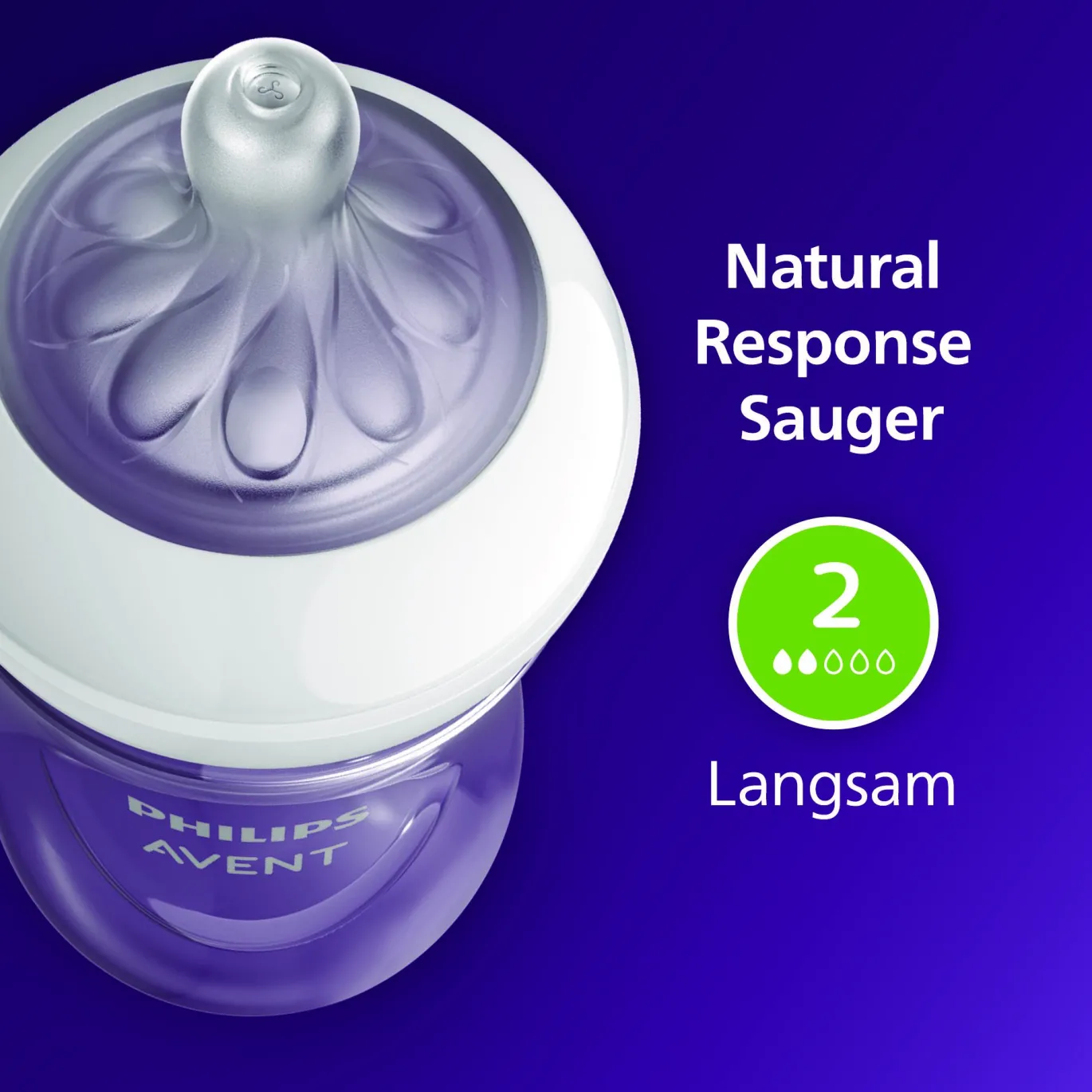 Babyflasche Natural Response AirFree Gr.2 125ml SCY670/01