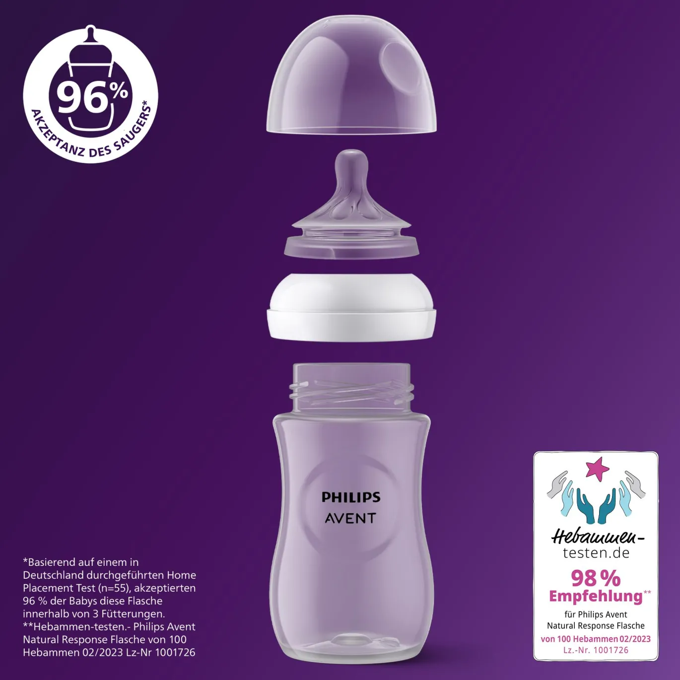 Babyflasche Natural Response Gr.2 125ml SCY900/01