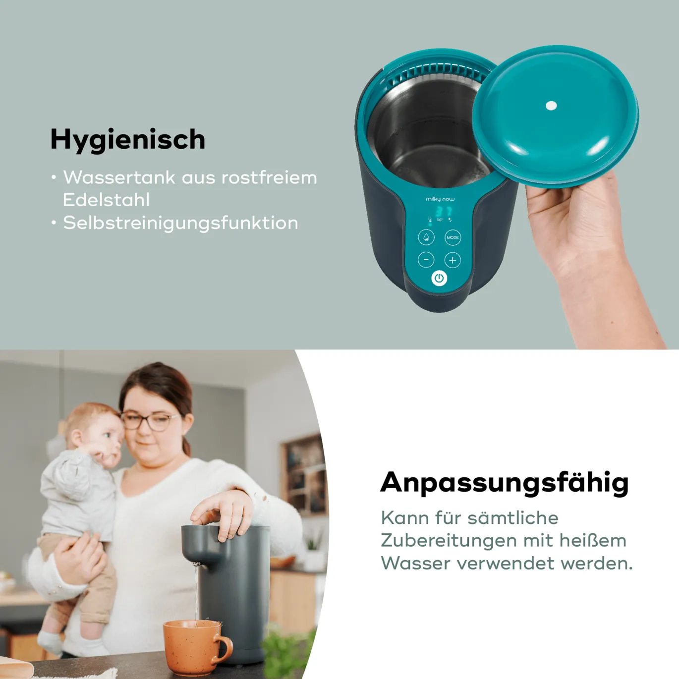 Babyfläschchenzubereiter Milky Now